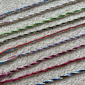 Handmade Extra Long Friendship Bracelets